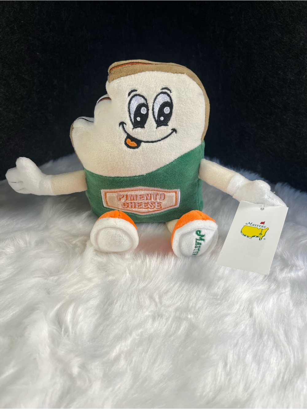 Masters Pimento Cheese Plush - Green White Orange NWT